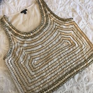 Francesca's Beaded Top